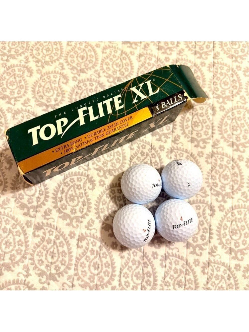 Top Flite XL Distance golf balls 4pk